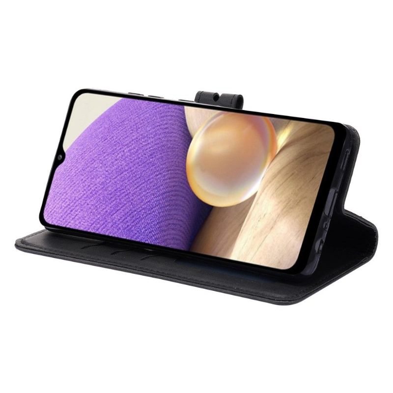 Folio-hoesje voor Samsung Galaxy A32 5G Kitten Met Mat Leereffect