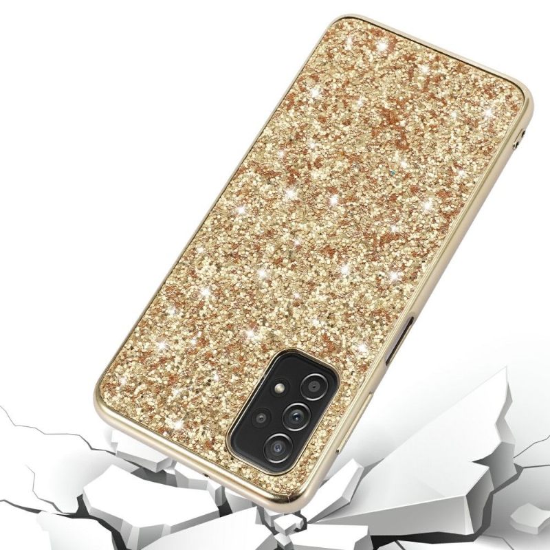 Hoesje voor Samsung Galaxy A32 5G Glamoureuze Pailletten