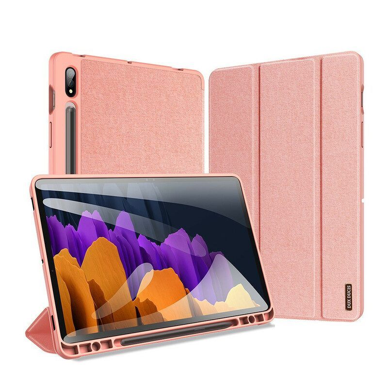 Bescherming Hoesje voor Samsung Galaxy Tab S8 / Tab S7 Domo-serie Dux-ducis