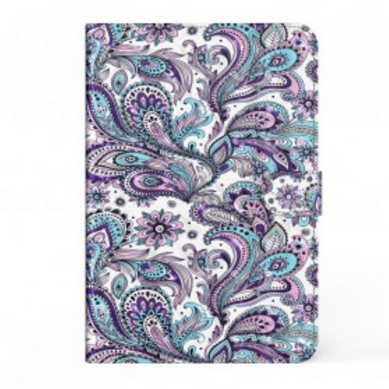 Folio-hoesje voor Samsung Galaxy Tab S8 / Tab S7 Kunstleer Paisley-patroon