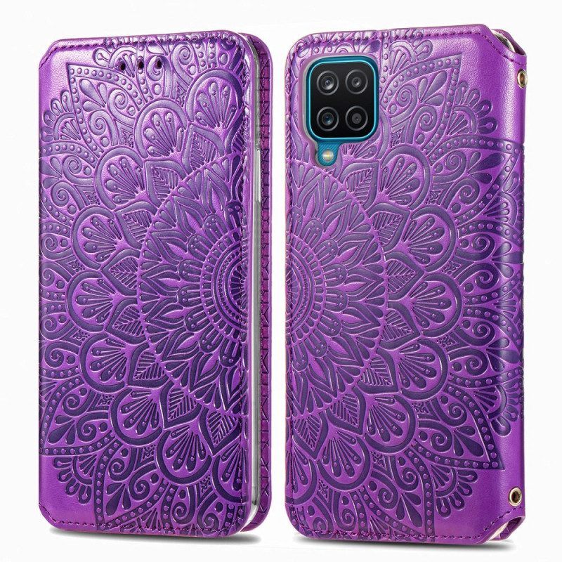 Bescherming Hoesje voor Samsung Galaxy M12 / A12 Folio-hoesje Mandala