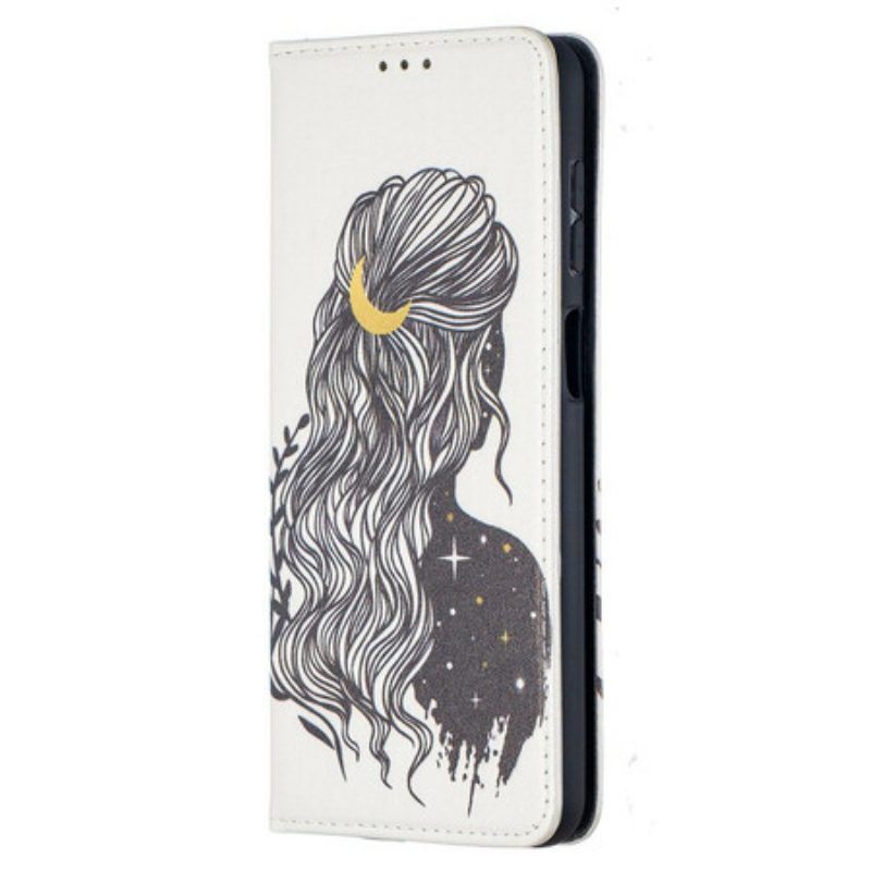 Bescherming Hoesje voor Samsung Galaxy M12 / A12 Folio-hoesje Mooi Haar