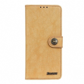 Folio-hoesje voor Samsung Galaxy M12 / A12 Khazneh Retro Split Kunstleer