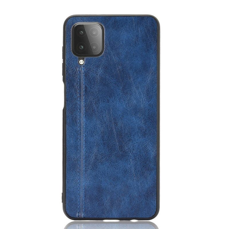 Hoesje voor Samsung Galaxy M12 / A12 Couture-leereffect