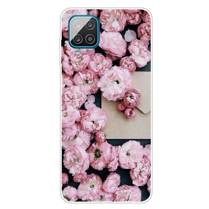 Hoesje voor Samsung Galaxy M12 / A12 Intense Bloemen