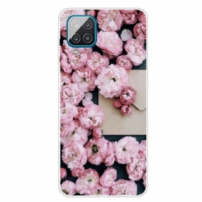 Hoesje voor Samsung Galaxy M12 / A12 Intense Bloemen