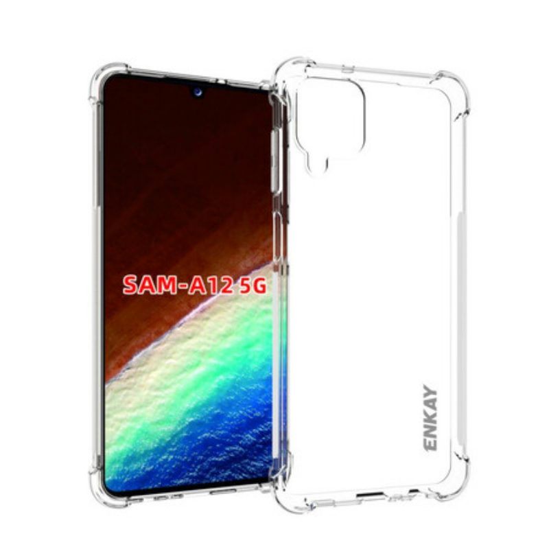 Hoesje voor Samsung Galaxy M12 / A12 Transparant Enkay