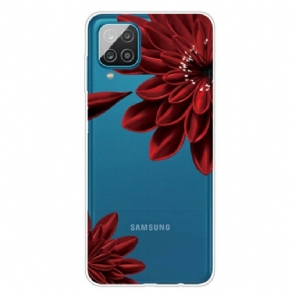 Hoesje voor Samsung Galaxy M12 / A12 Wilde Bloemen