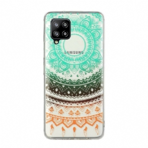 Telefoonhoesje voor Samsung Galaxy M12 / A12 Naadloze Bloemenmandala