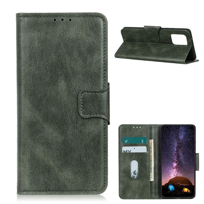 Flip Case voor Oppo Find X3 Lite Folio-hoesje Faux Leather Folio Stand Functie