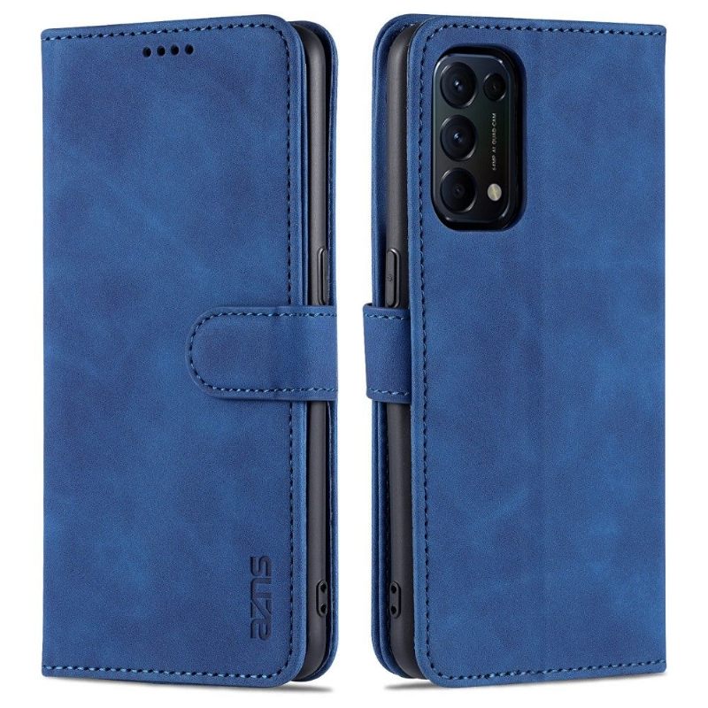 Folio-hoesje Cover voor Oppo Find X3 Lite Anti-fall Azns Folio Case Kaarthouder