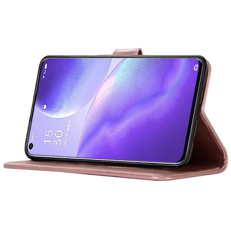 Folio-hoesje voor Oppo Find X3 Lite Dromenvanger Uil