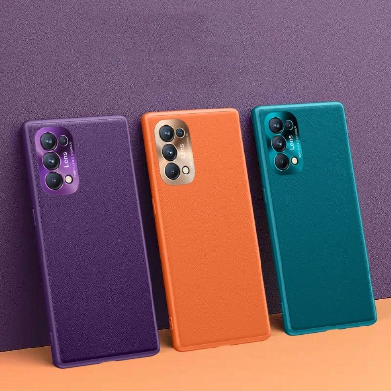 Hoesje voor Oppo Find X3 Lite Jacar Design Leereffect