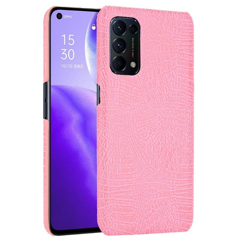 Telefoonhoesje voor Oppo Find X3 Lite Bescherming Krokodil-effect