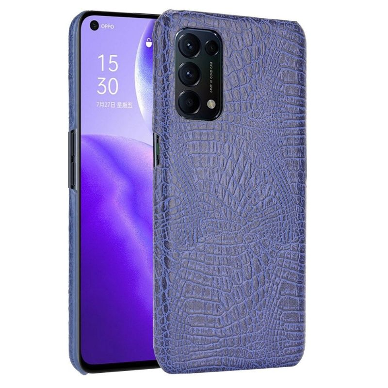 Telefoonhoesje voor Oppo Find X3 Lite Bescherming Krokodil-effect