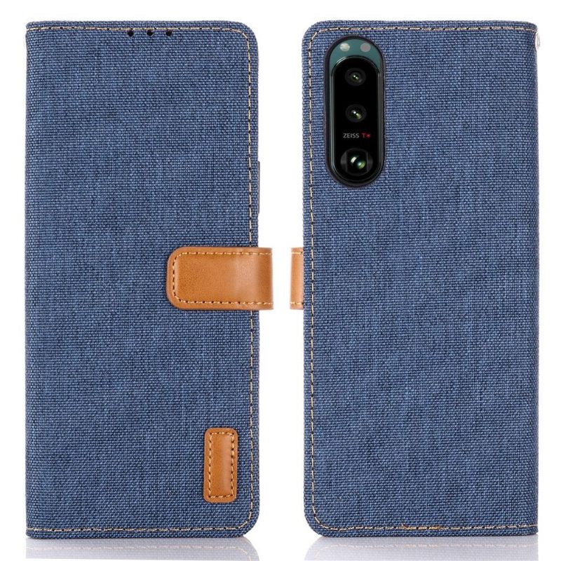 Folio-hoesje voor Sony Xperia 5 III Canvaseffect Oxford