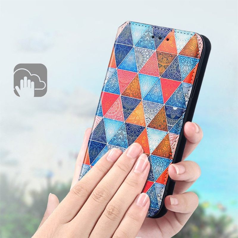 Folio-hoesje voor Sony Xperia 5 III Mandala Caleidoscoop