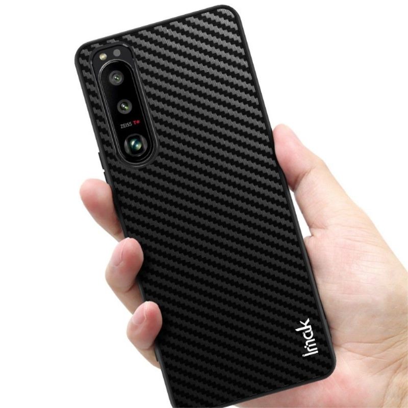 Hoesje voor Sony Xperia 5 III Imak Carbon Stijl