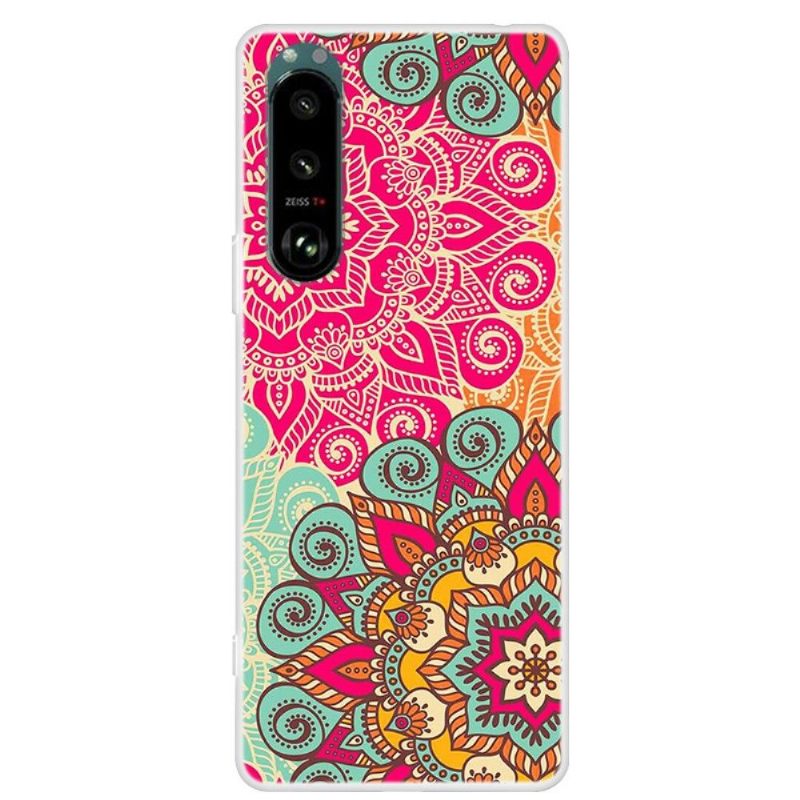 Telefoonhoesje voor Sony Xperia 5 III Bescherming Retro-mandala