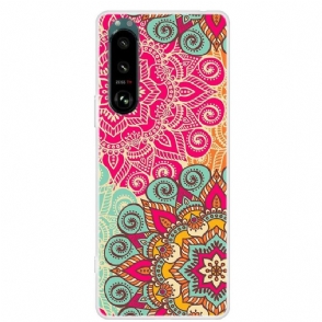 Telefoonhoesje voor Sony Xperia 5 III Bescherming Retro-mandala