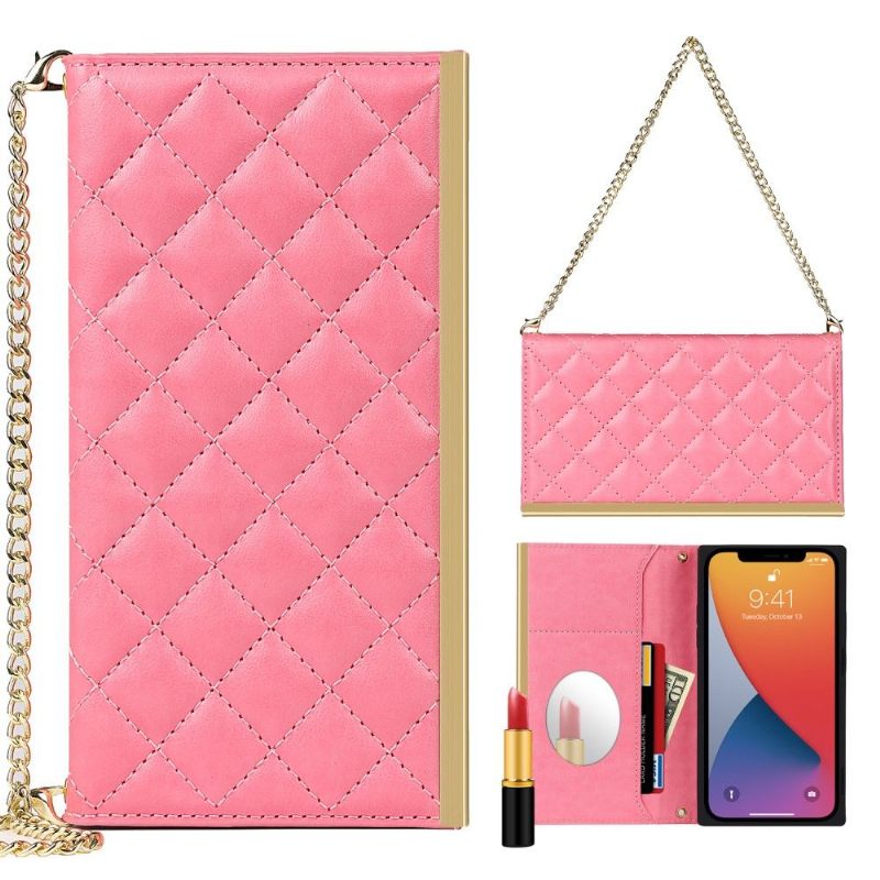 Folio-hoesje voor iPhone 12 / 12 Pro Gewatteerde Glamour