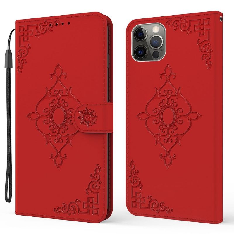 Folio-hoesje voor iPhone 12 / 12 Pro Lena Barok