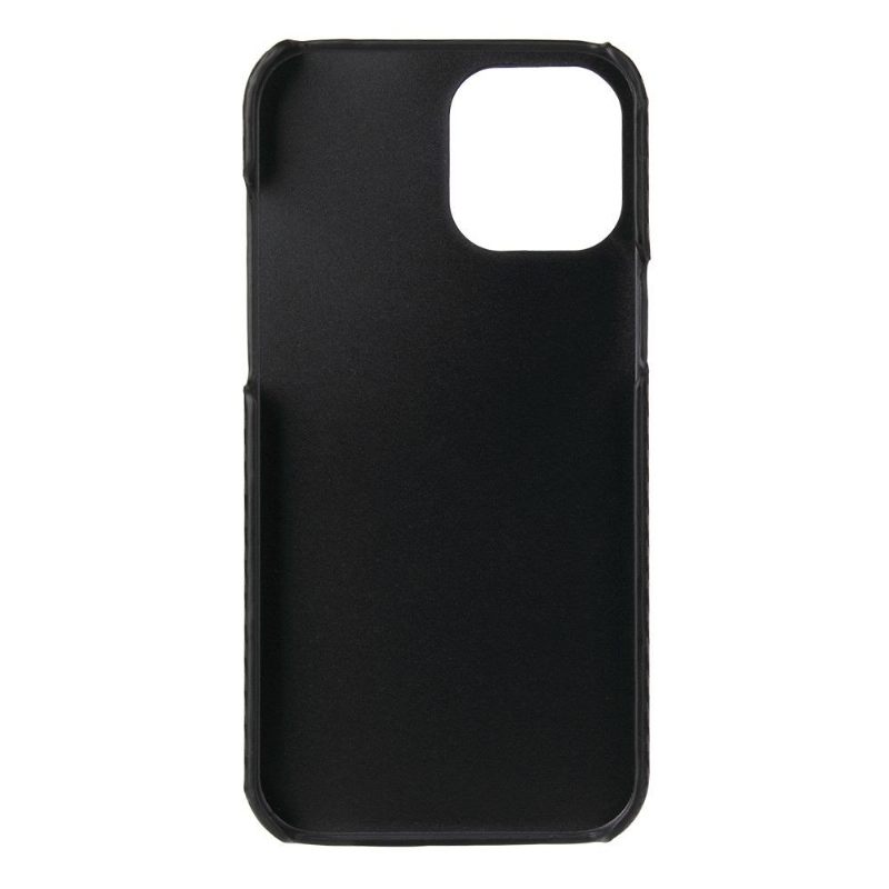 Hoesje voor iPhone 12 / 12 Pro Anti-fall Karbon-stijl