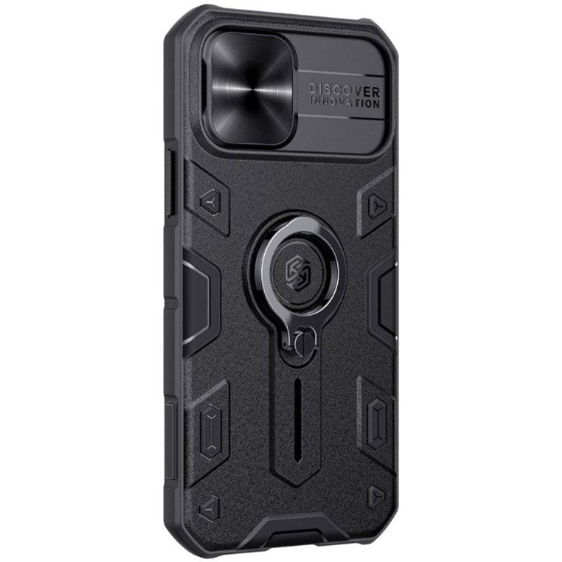 Hoesje voor iPhone 12 / 12 Pro Armor Case Met Lens Cover