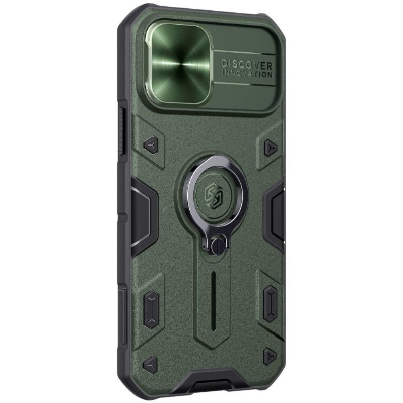 Hoesje voor iPhone 12 / 12 Pro Armor Case Met Lens Cover