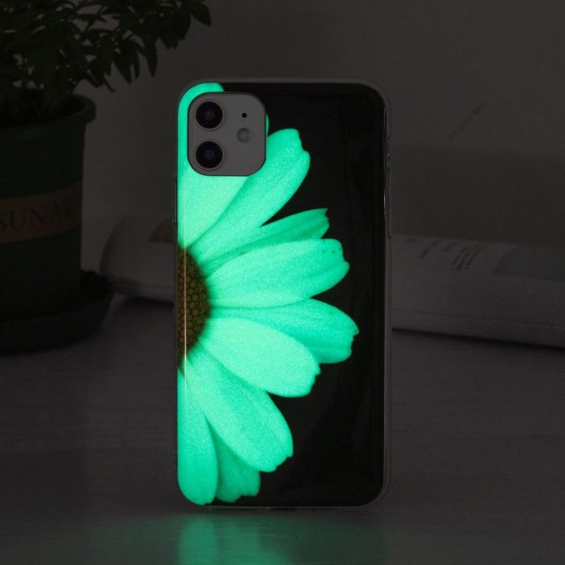 Hoesje voor iPhone 12 / 12 Pro Fluorescerende Daisy