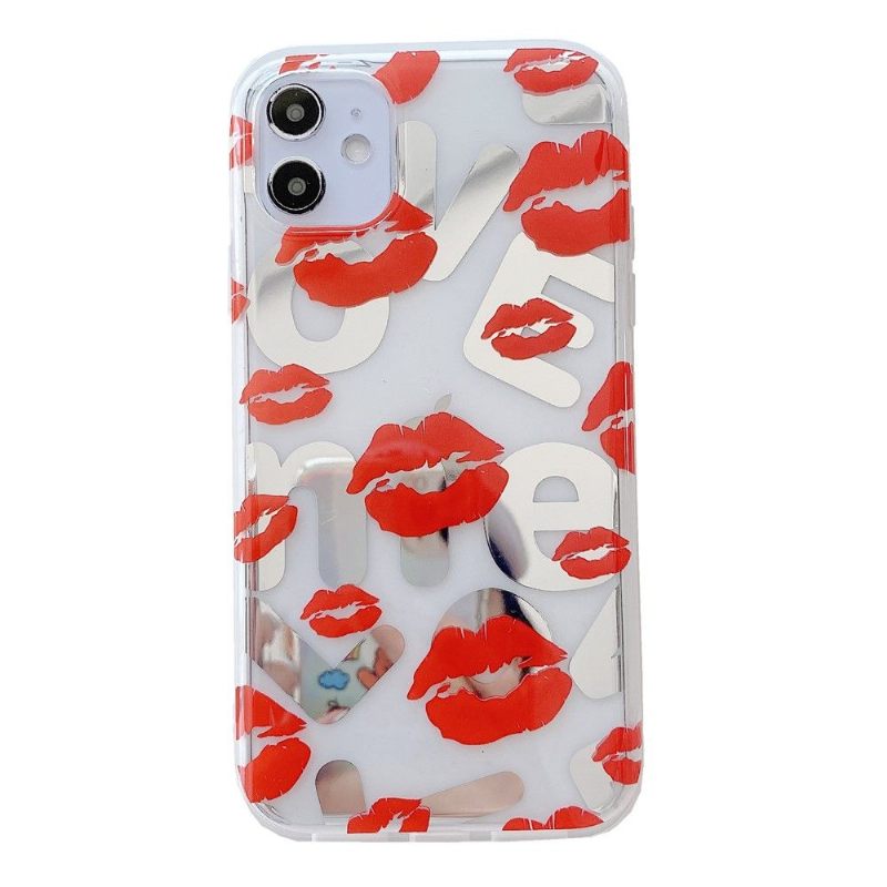 Hoesje voor iPhone 12 / 12 Pro Lip-serie