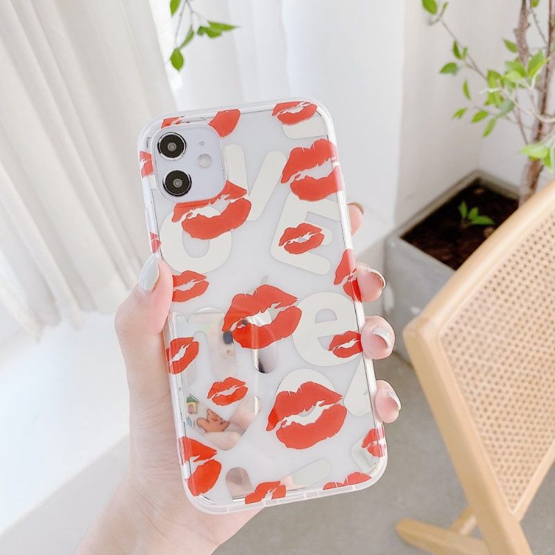 Hoesje voor iPhone 12 / 12 Pro Lip-serie