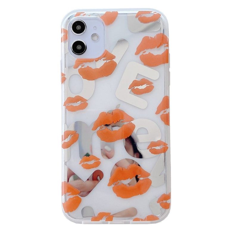 Hoesje voor iPhone 12 / 12 Pro Lip-serie