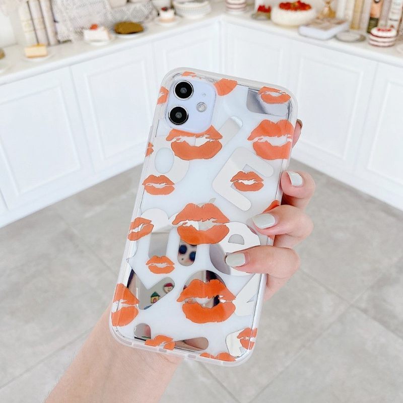 Hoesje voor iPhone 12 / 12 Pro Lip-serie