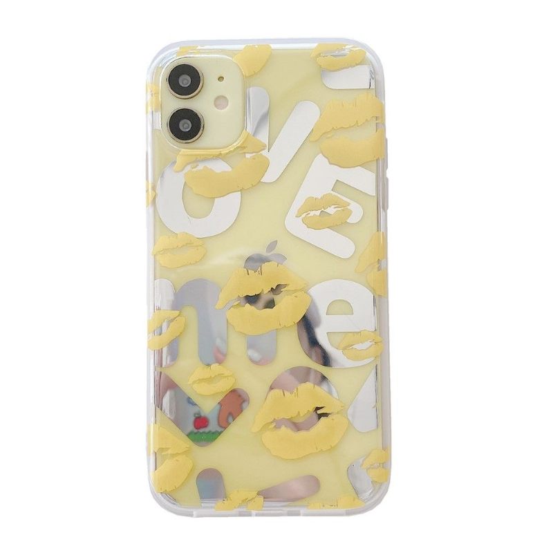 Hoesje voor iPhone 12 / 12 Pro Lip-serie