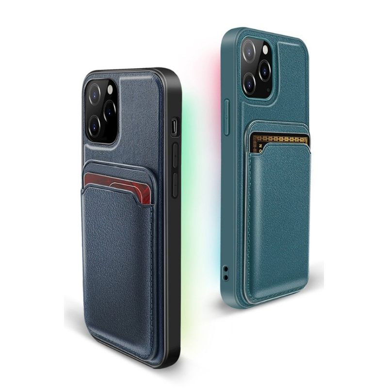 Hoesje voor iPhone 12 / 12 Pro Yalan-serie Met Magnetische Kaarthouder