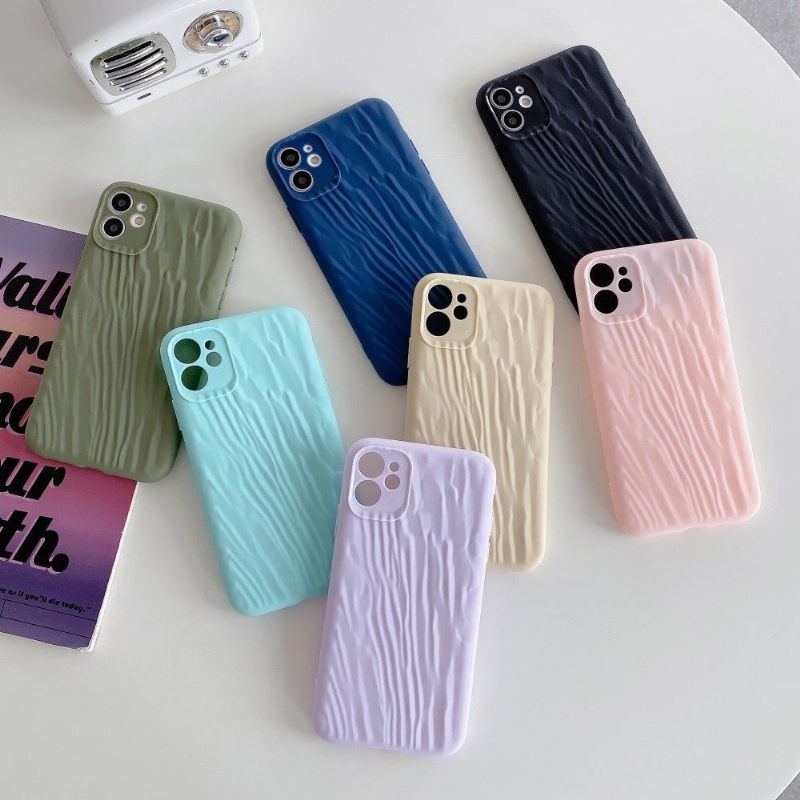 Hoesje voor iPhone 12 / 12 Pro Zandgolfeffect