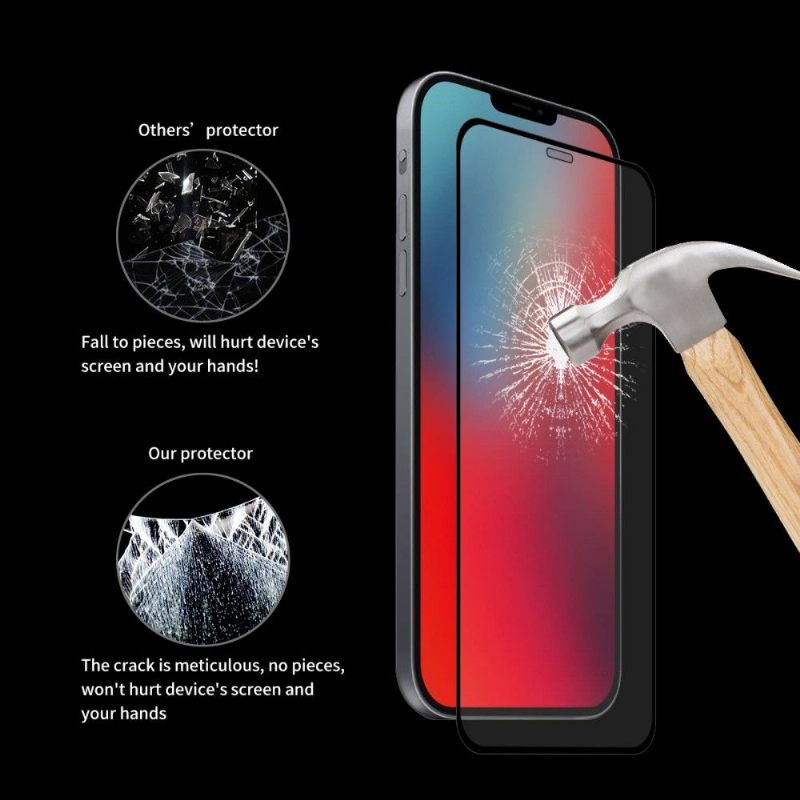 iPhone 12/12 Pro Schermbeschermer Van Gehard Glas Op Volledige Grootte