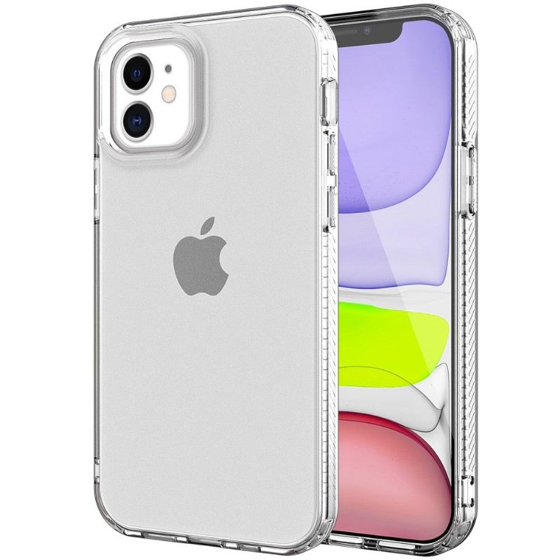 Telefoonhoesje voor iPhone 12 / 12 Pro Half Helder