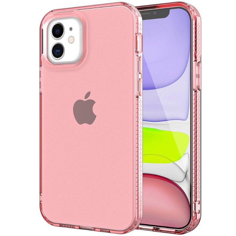 Telefoonhoesje voor iPhone 12 / 12 Pro Half Helder