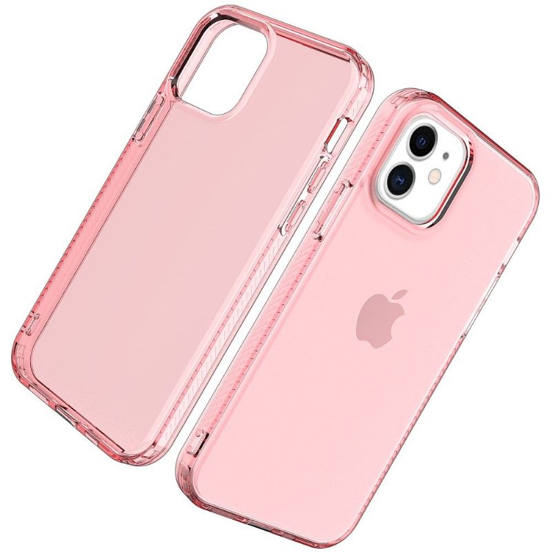 Telefoonhoesje voor iPhone 12 / 12 Pro Half Helder