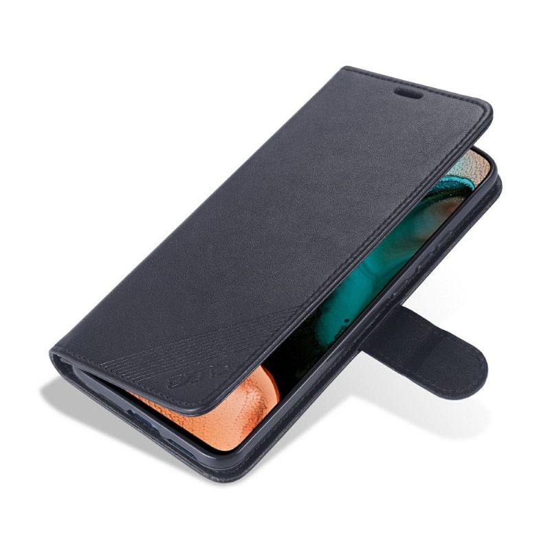 Folio-hoesje voor Poco F2 Pro Anti-fall Azns Retro Leder Effect