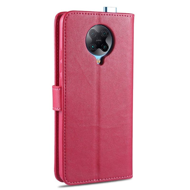 Folio-hoesje voor Poco F2 Pro Anti-fall Azns Retro Leder Effect