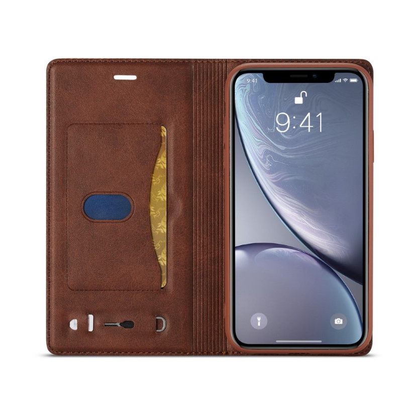 Cover voor iPhone XR Anti-fall Le Clémentien-kaarthouder