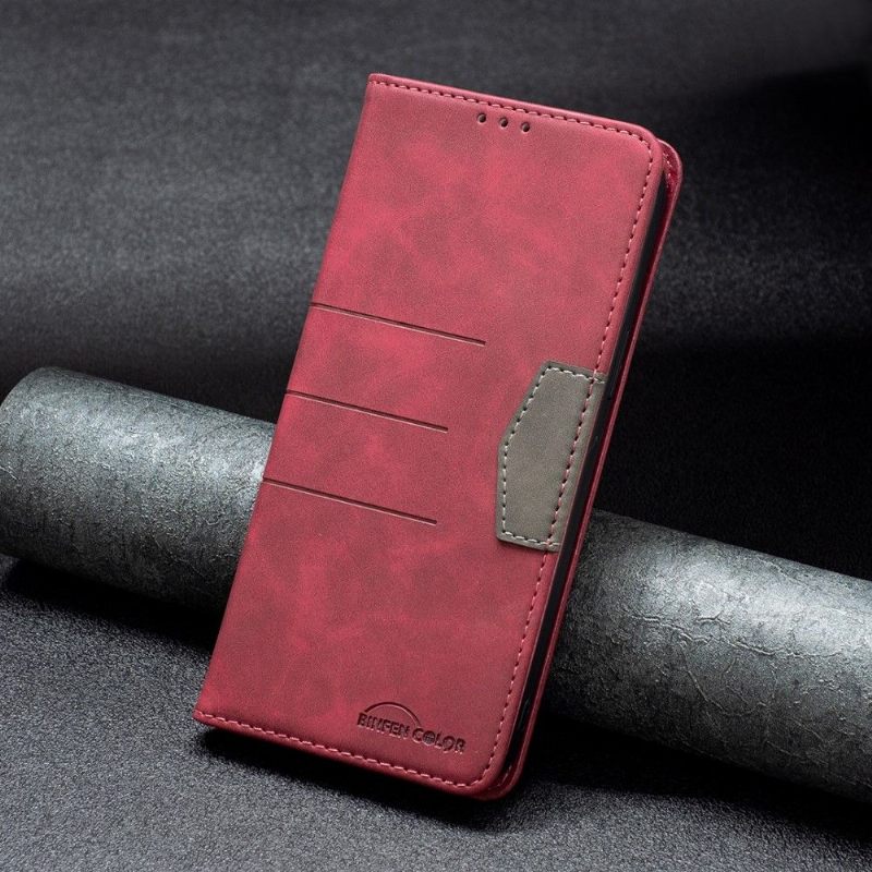 Folio-hoesje voor iPhone XR Binfen Color Flip Faux Leather