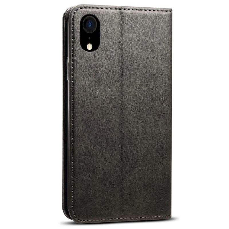 Folio-hoesje voor iPhone XR Flip-stijl Leer