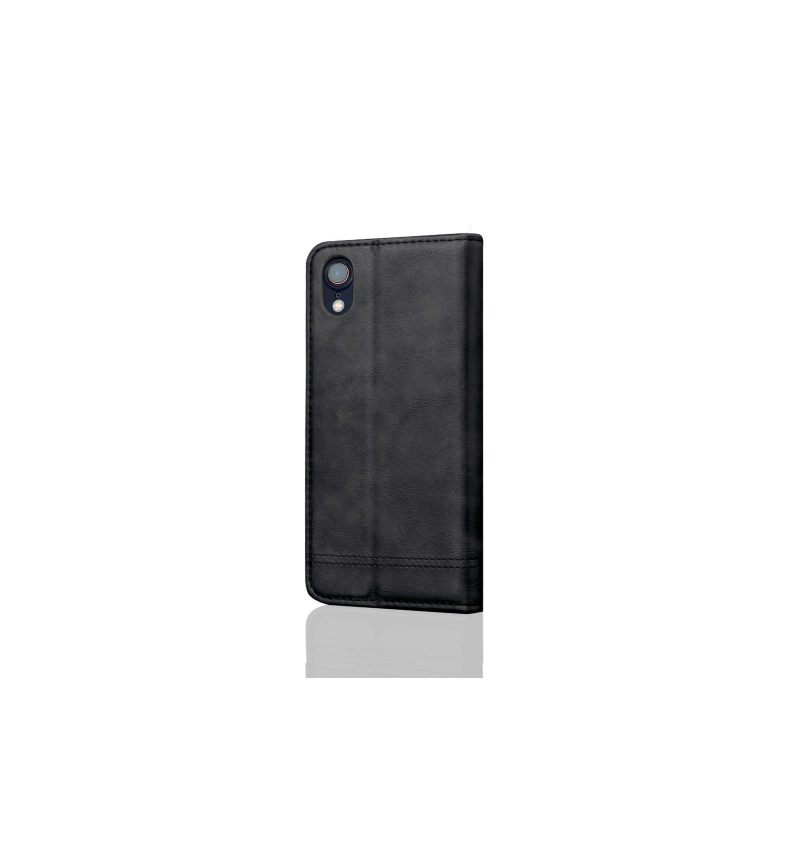 Folio-hoesje voor iPhone XR Retro Smart Card-houder