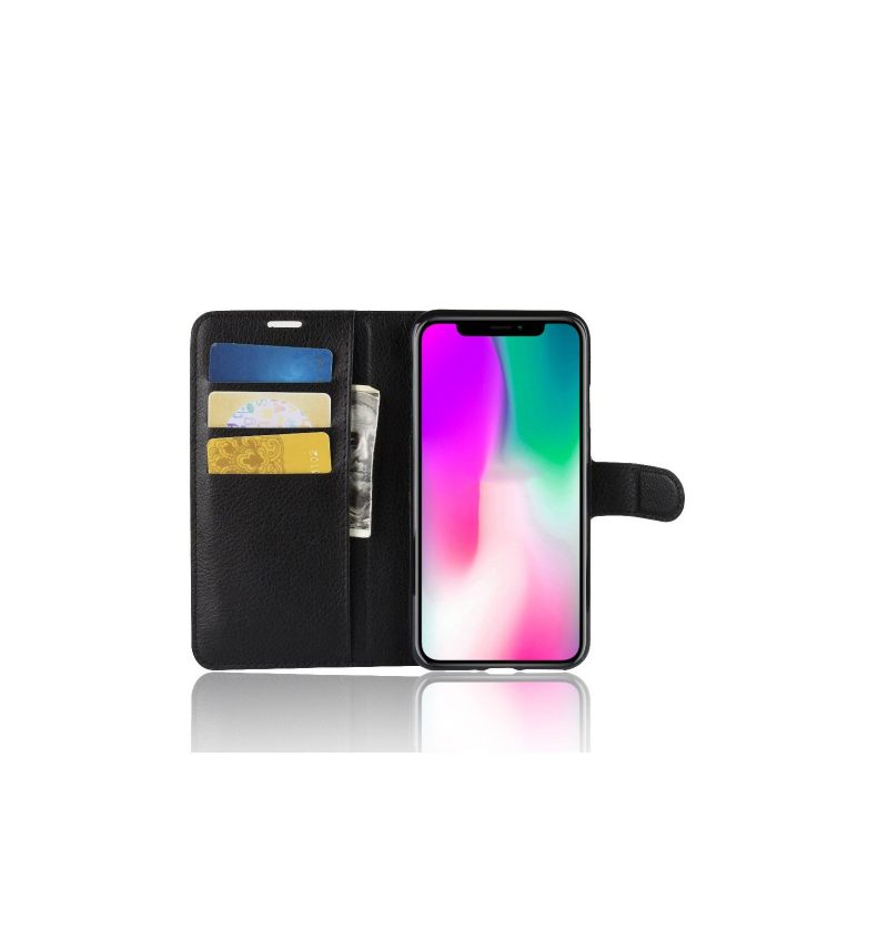 Folio-hoesje voor iPhone XR Stijl Leren Kaarthouder