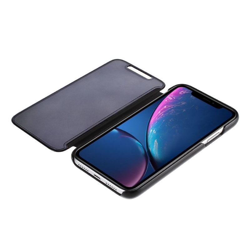 Hoesje voor iPhone XR Folio-hoesje Spiegeleffect