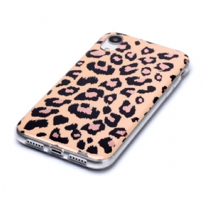 Hoesje voor iPhone XR Luipaard